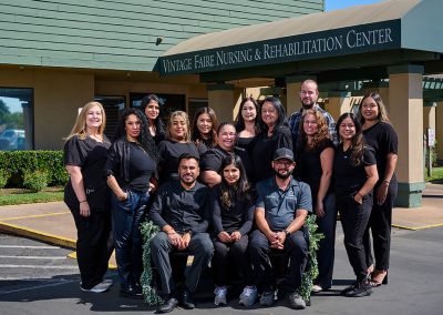 The team of employees at Vintage Faire Nursing and Rehabilitation